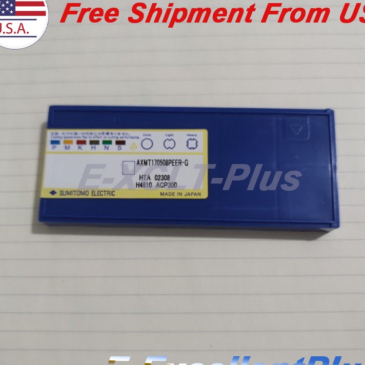 10Pcs/Box For Sumitomo AXMT170508PEER-G ACP300 CNC Milling Blade Carbide Inserts