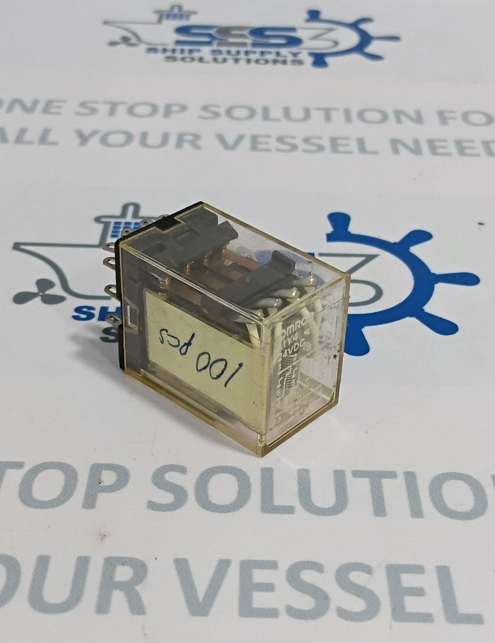 Omron MY4 24VDC Relay 5A 240VAC 5A 28VDC (Unused New)