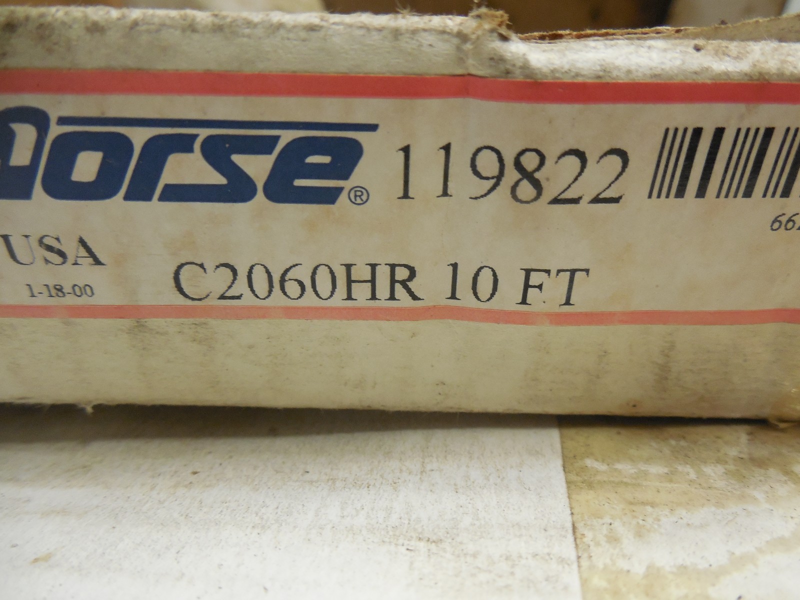 MORSE ROLLER CHAIN 119822 C2060HR 10′ FT. LENGTH W/ CONNECTING LINK 120938