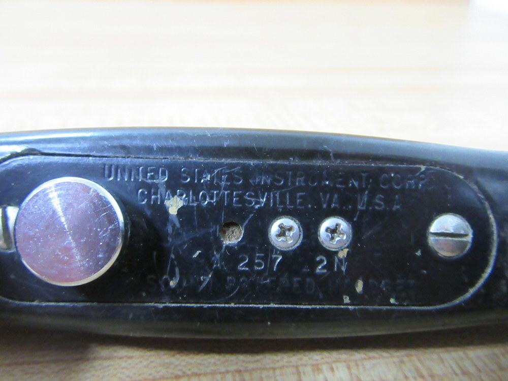 Vintage United States Instrument A-257 Sound Powered Headset A257