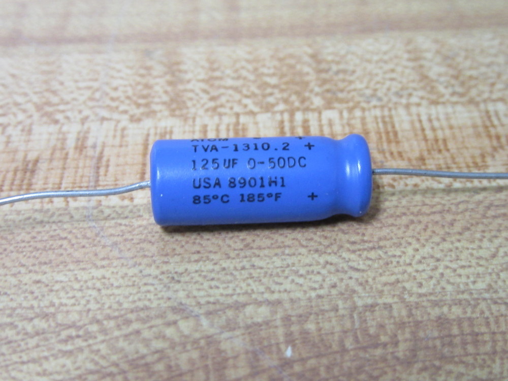 Sprague TVA-1310.2 Capacitor TVA13102 125µF, Blue (Pack of 7)