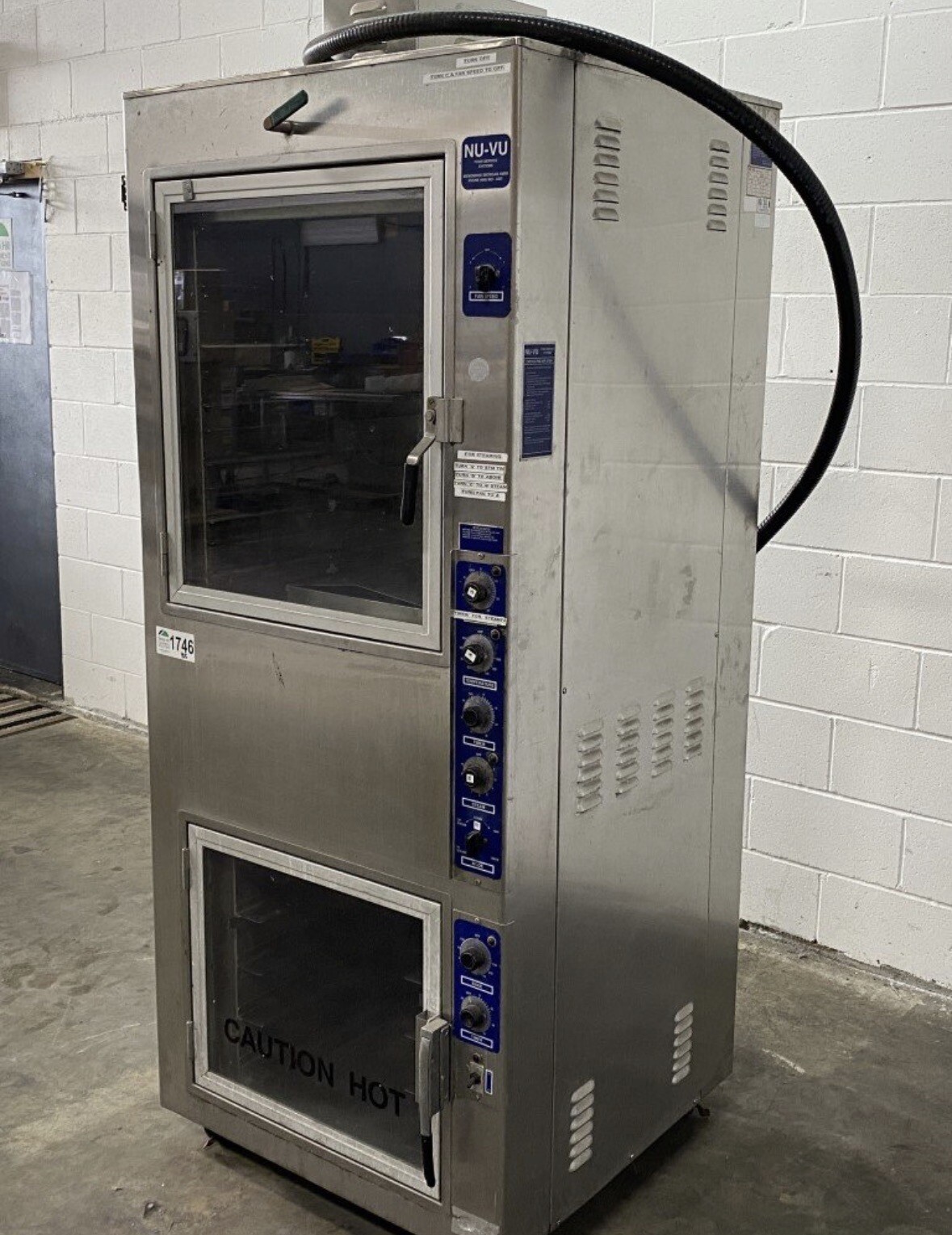 NU-VU Circulating Air Oven/Steamer/Smoker