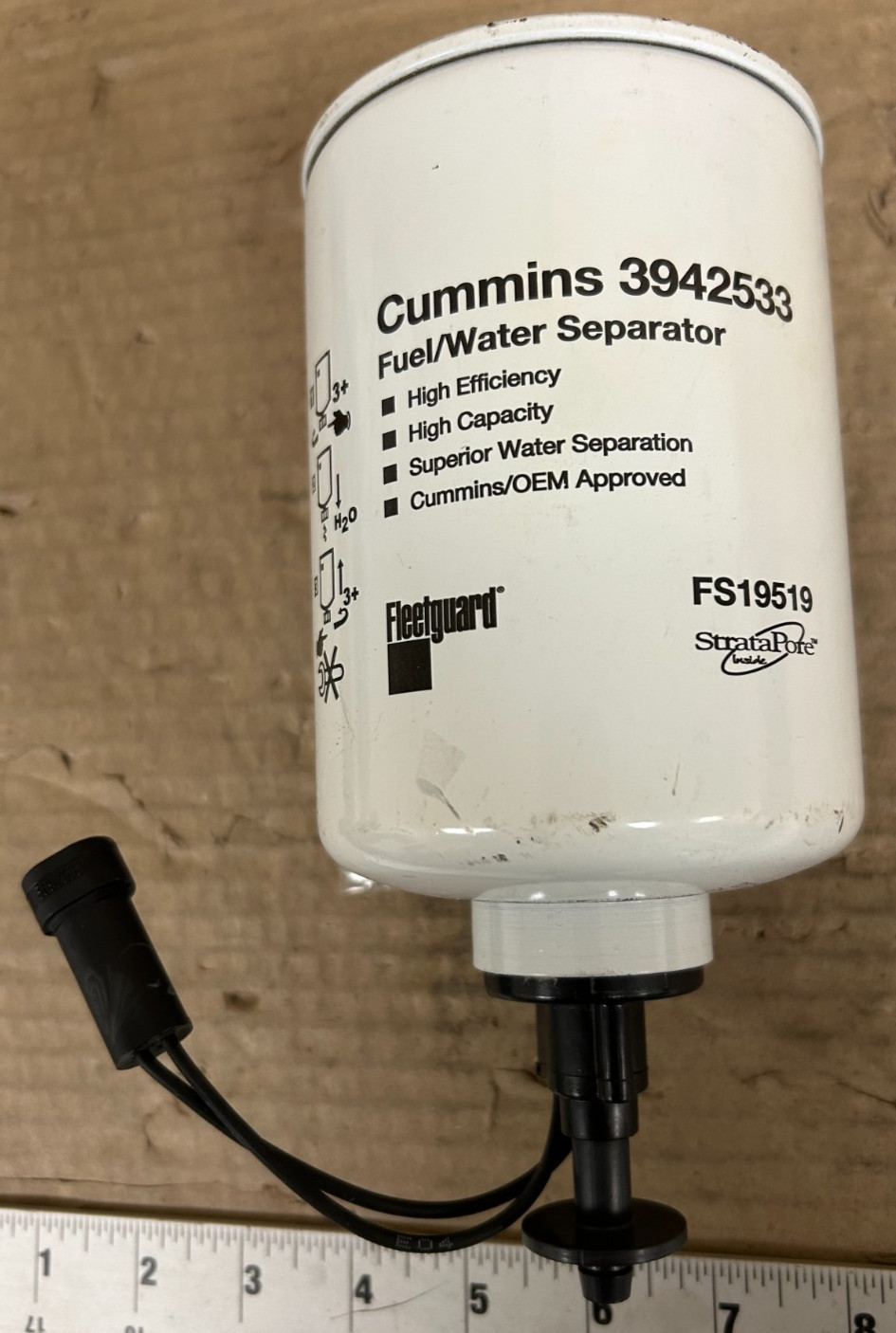 Cummins Fuel/Water Separator Fleetguard FS19519 3942533