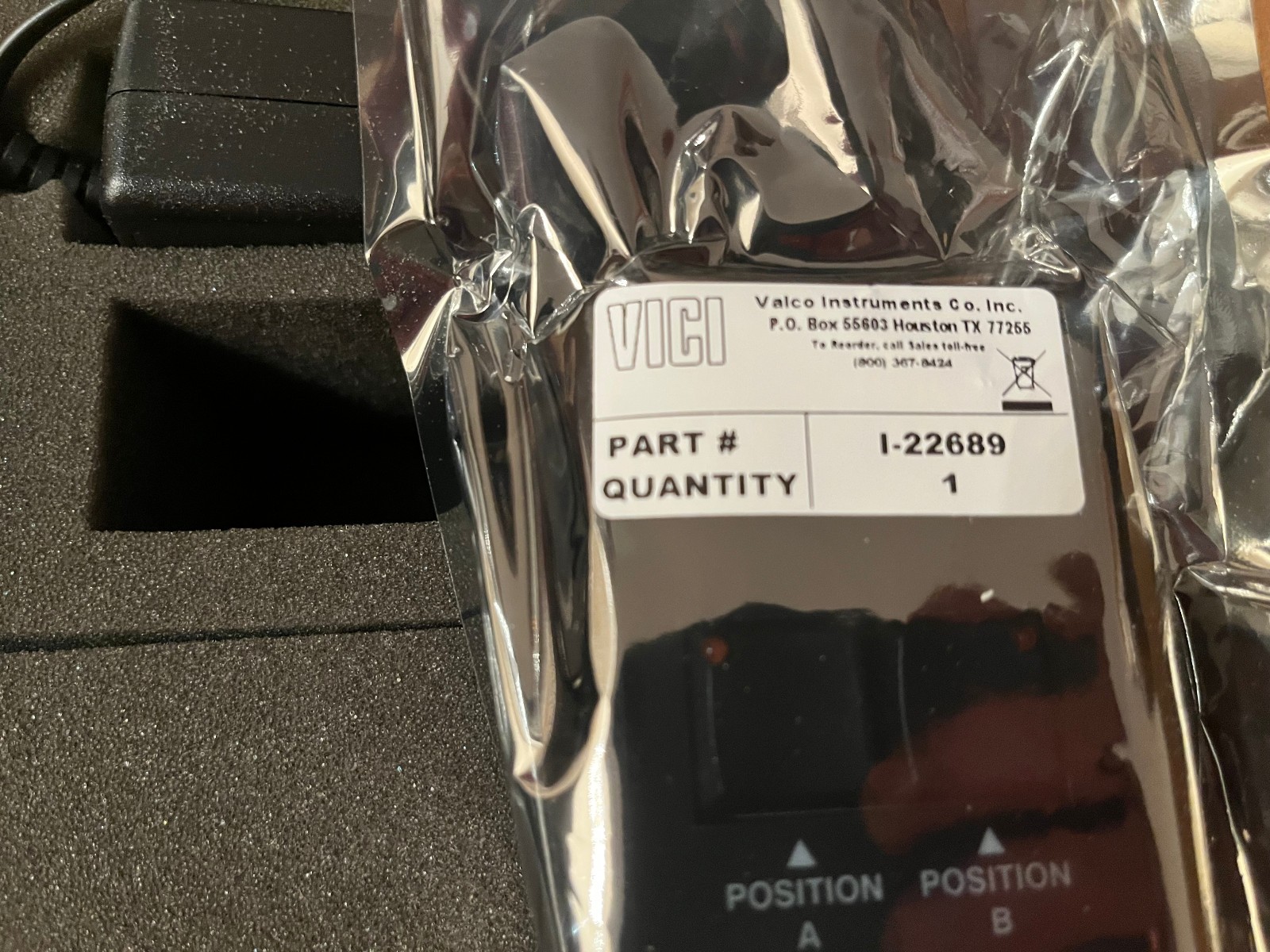 Vici valco Cheminert valve EHMA Cheminert 090-0177H actuator EHCA-CE I-22689