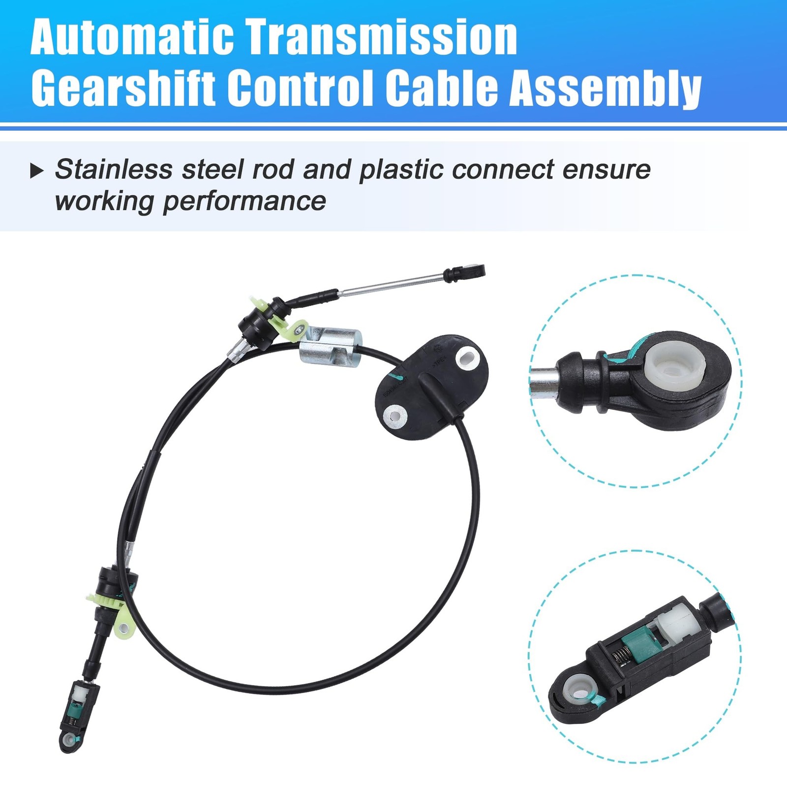 uxcell No.CJ5Z7E395A Automatic Transmission Gear Shifter Cable for Ford Escap…