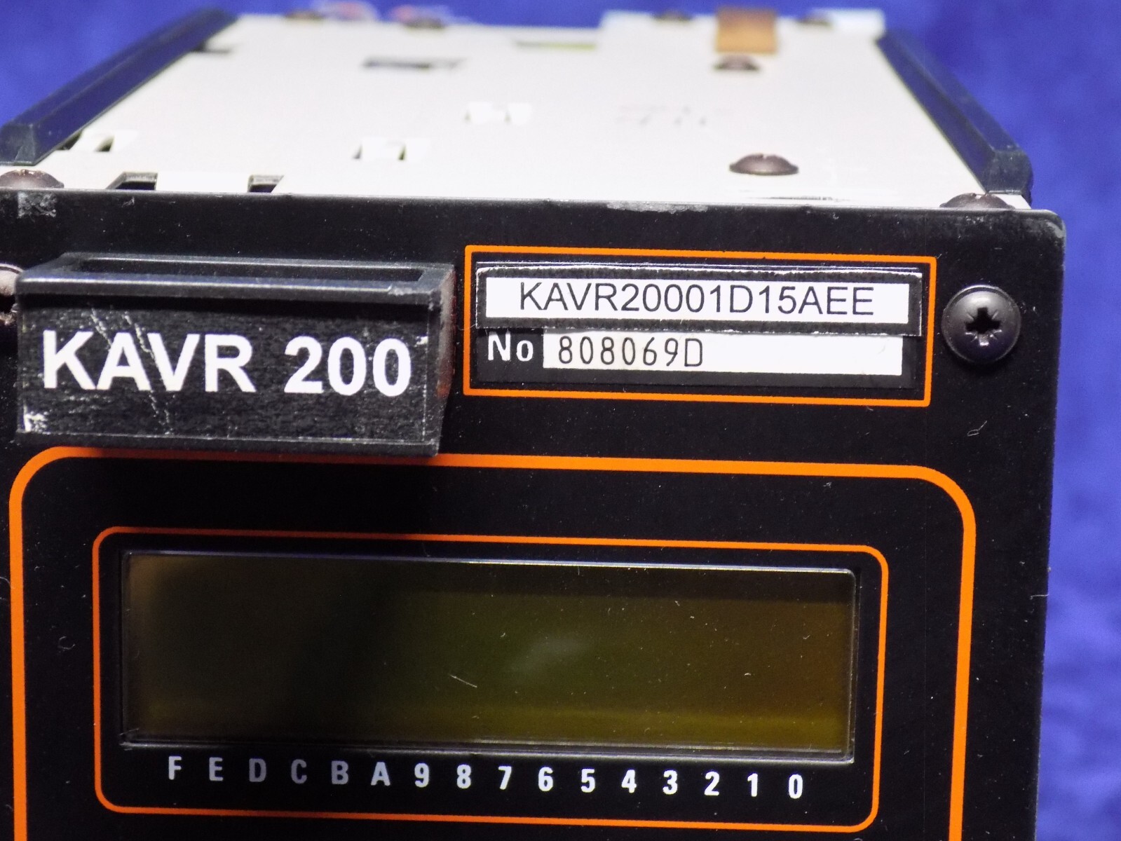 GEC ALSTHOM KAVR20001D15AEE KAVR 200 RELAY