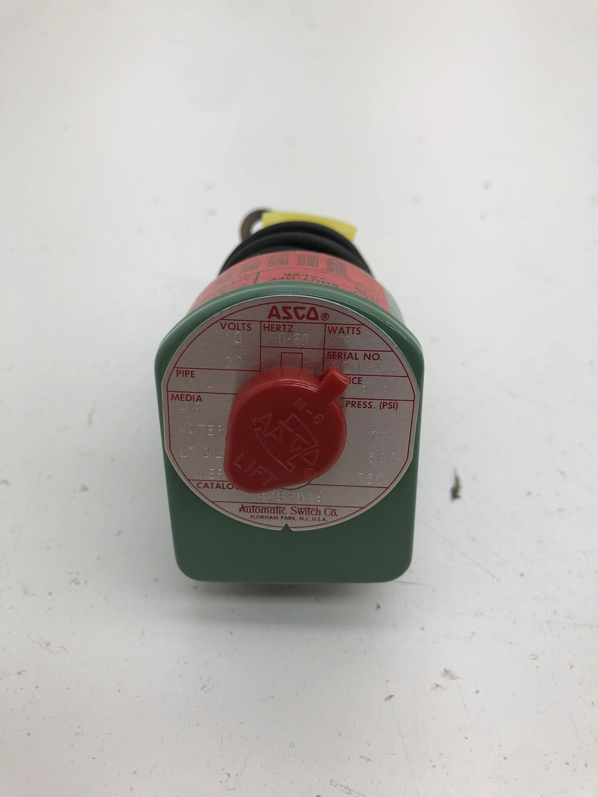 Asco 8262D19 Red-hat Solenoid Valve 240v-ac 1/4in Npt