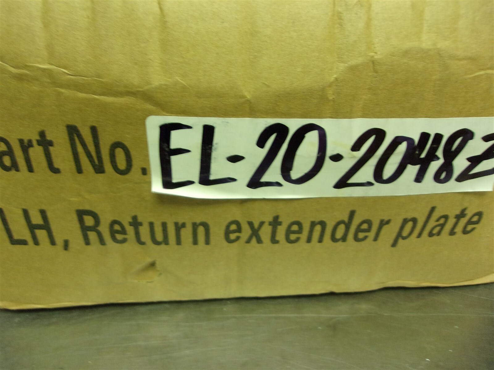 NEW LL-20-2048Z LH Return Extender Plate *FREE SHIPPING*