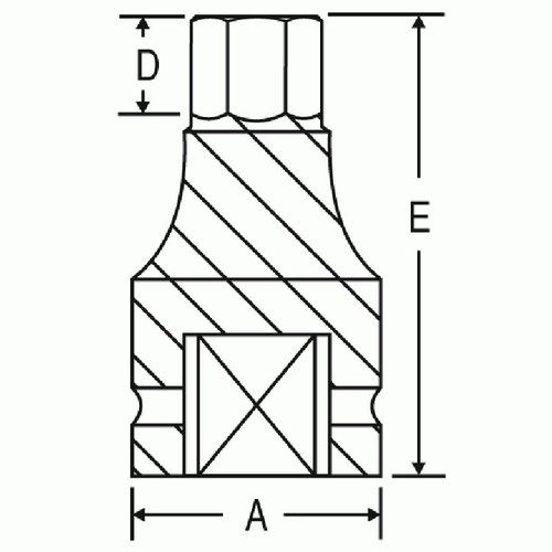 Grey Pneumatic 3934F 3/4″ Drive x 1-1/16″ Standard Length Impact Socket, Hex