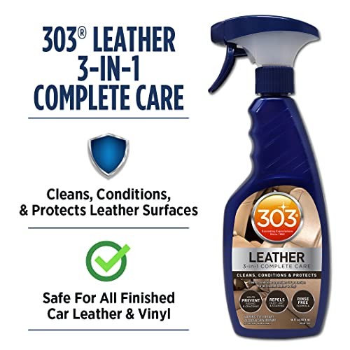 303 Automotive Leather 3 in 1 Complete Care 16oz UV Protection Cleaner