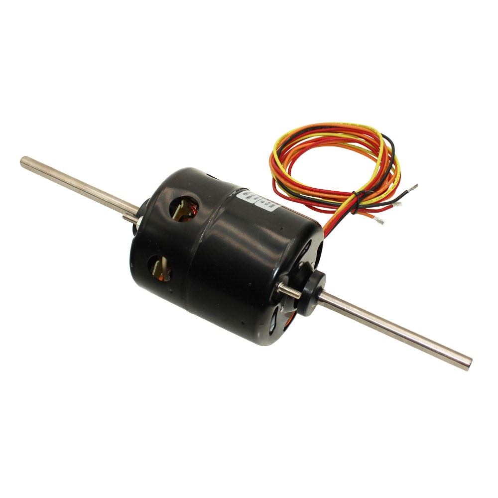 1987399C3 Blower Motor 12V 3/8″x4-1/4″ Double Shaft Rev 3 Speed Vented 4 Wire