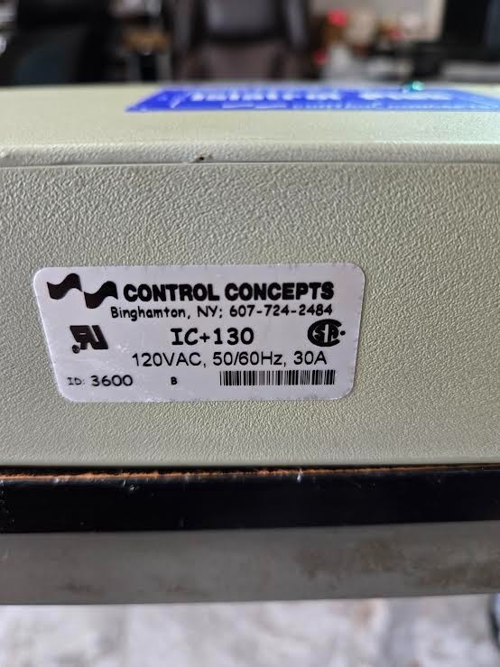 IC+130 CONTROL CONCEPTS ISLATROL PLUS ACTIVE TRACKING FILTER 120V 30A NEW $275