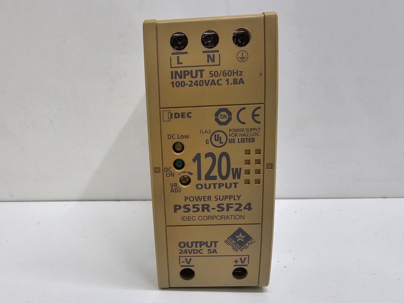GOOD USED! IDEC 120W POWER SUPPLY PS5R-SF24