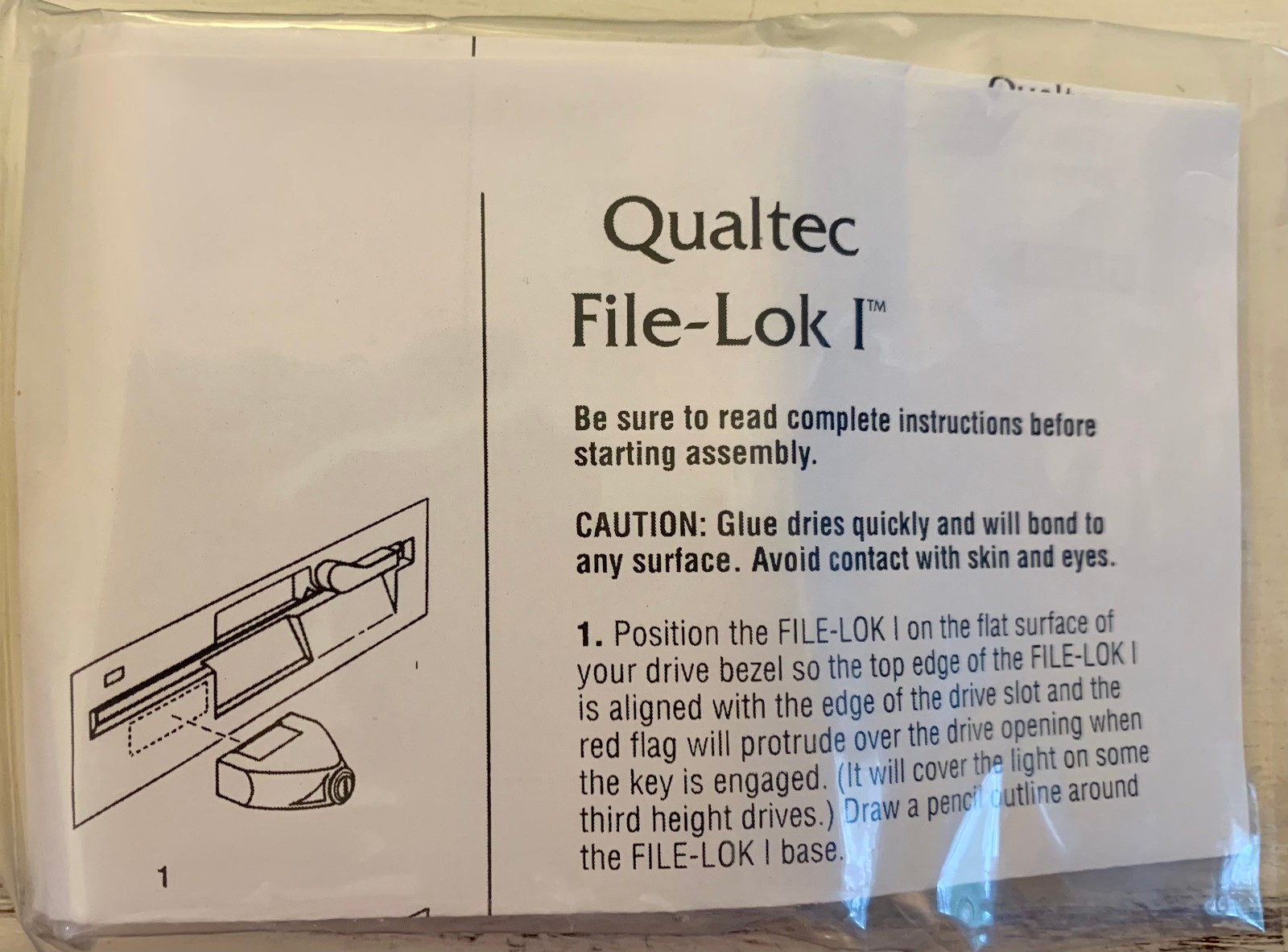 New Qualtec File-Lok l – PC Computer Security System 03104