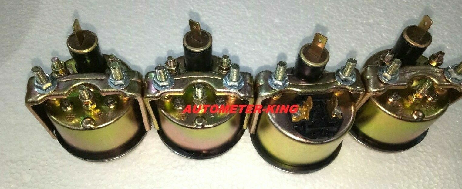 2″ / 52mm Electrical Oil Pressure Temperature Volt Fuel Gauge – Red Face
