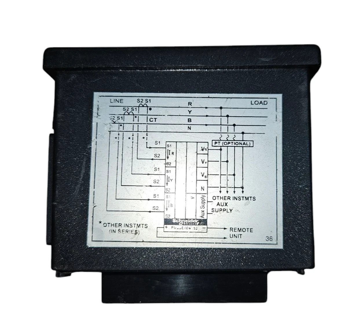 SCHNEIDER ELECTRIC CONZERV DM5240 POWER & ENERGY METER