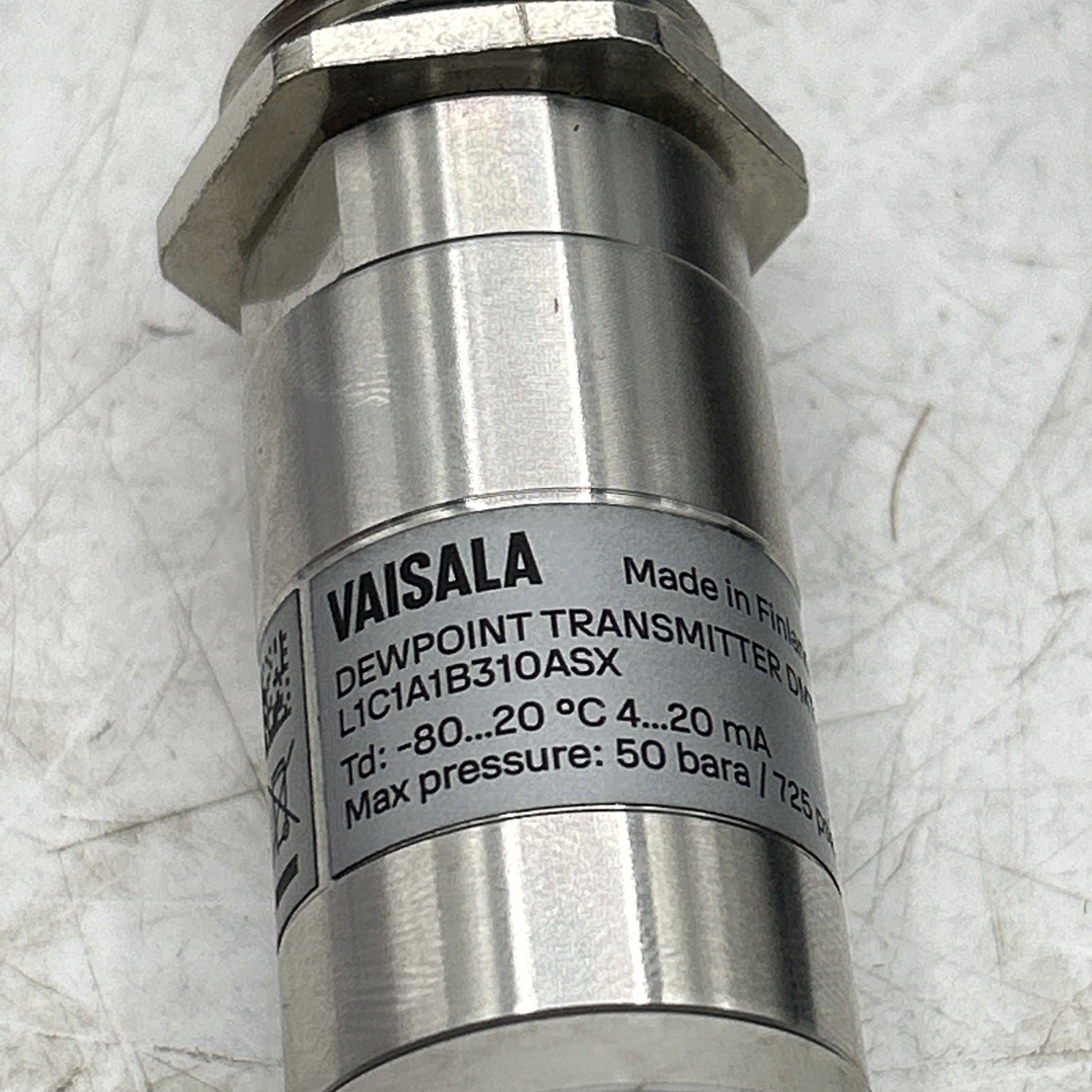 VAISALA D DMT143L L1C1A1B310ASX Dewpoint Transmitter IN BOX WITH PAPERWORK