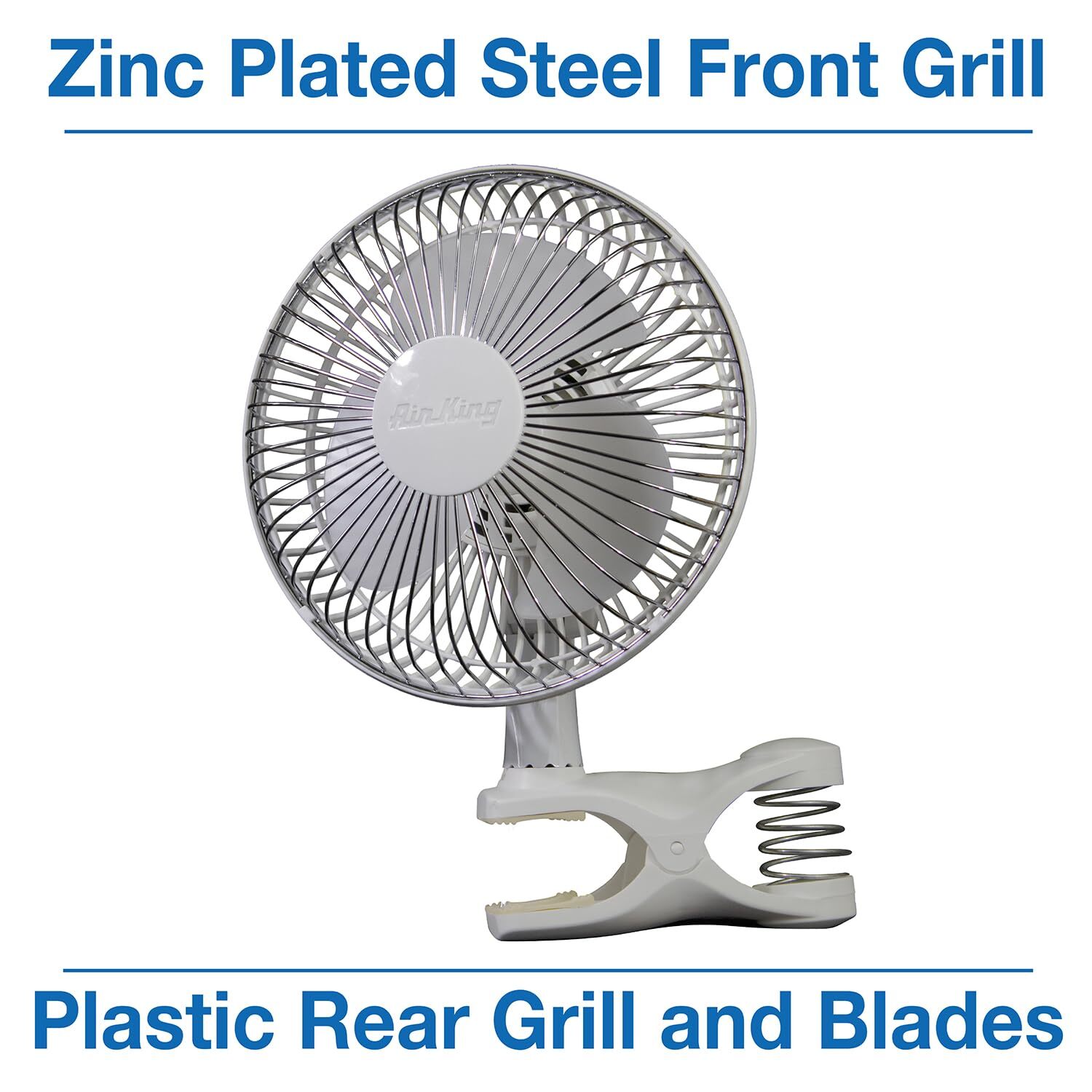 Air King 9145 6-Inch 2-Speed Clip-On Fan