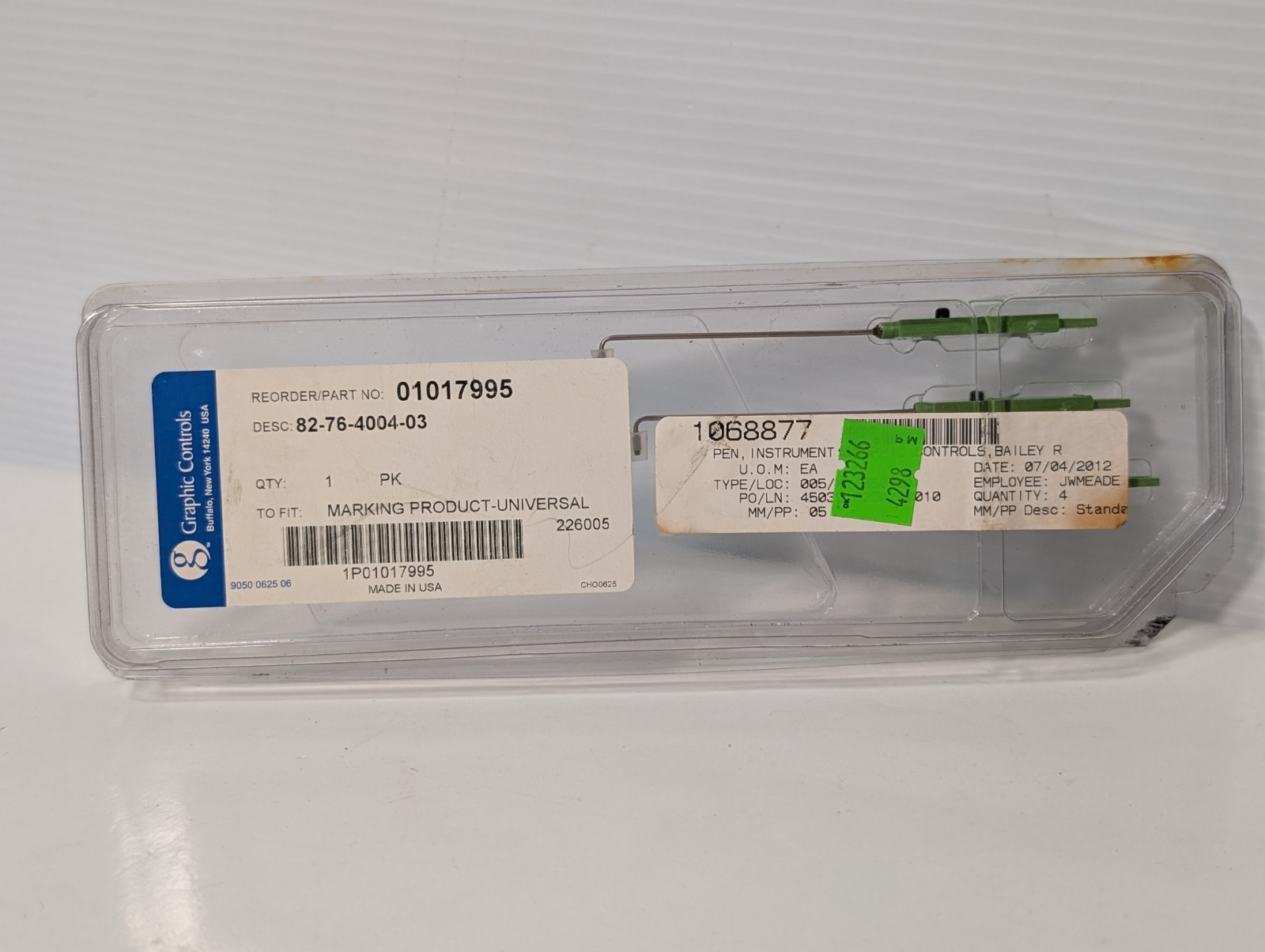 Lot of Graphic Controls 82-76-4004-03 Universal Product Marking Pens, 01017995