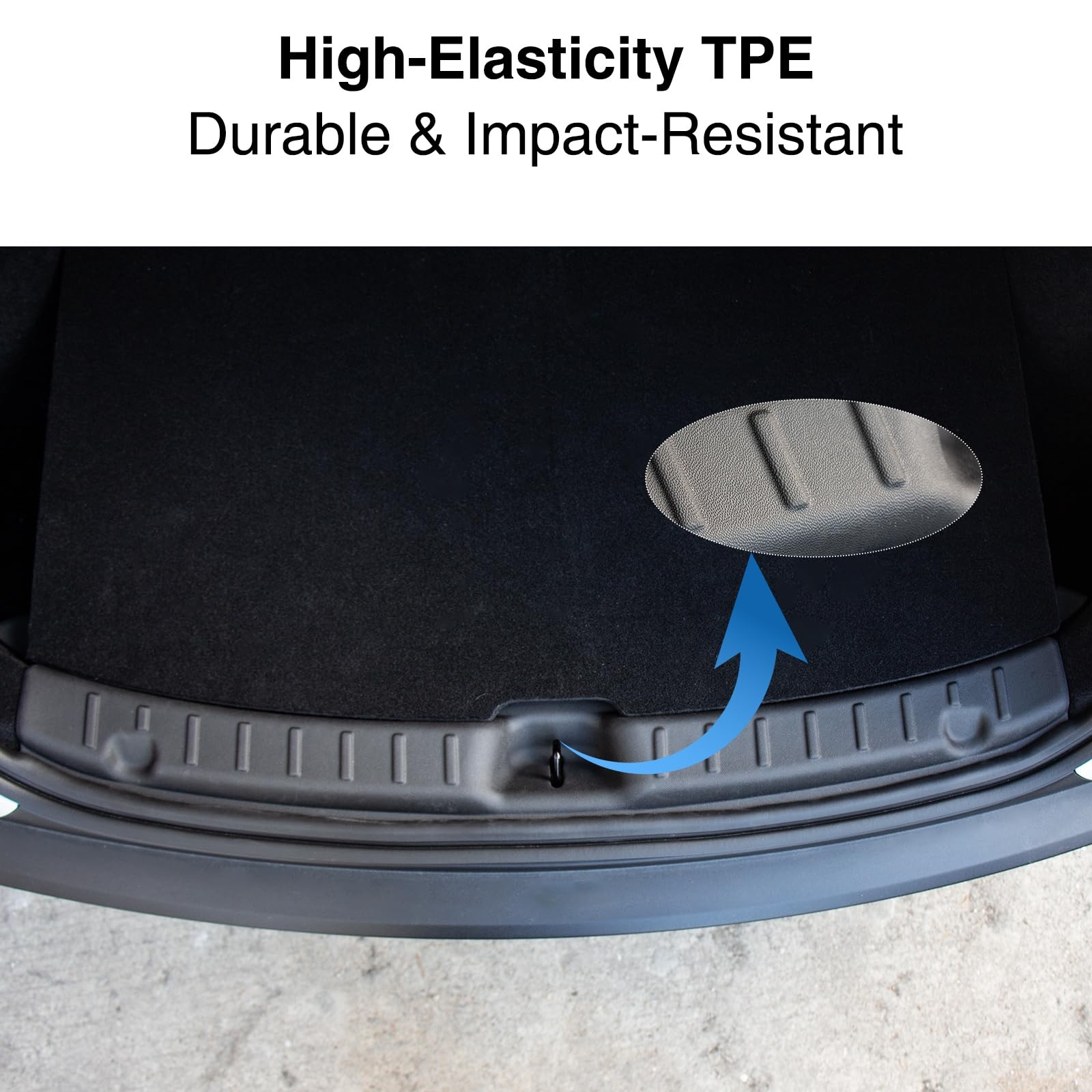 Rear Bumper Guard for Tesla Model Y Juniper 2025 2026, TPE Trunk Sill Protect…