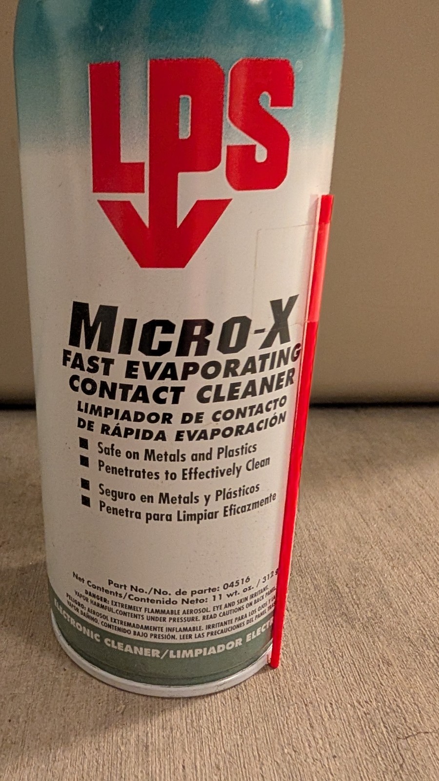 NEW LPS Micro-X Fast Evaporating Contact Cleaner # 04516 – 11oz Cans