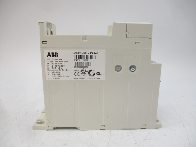 ABB ACS355-03U-05A6-4 400/480V 9.6/8.0A NSMP