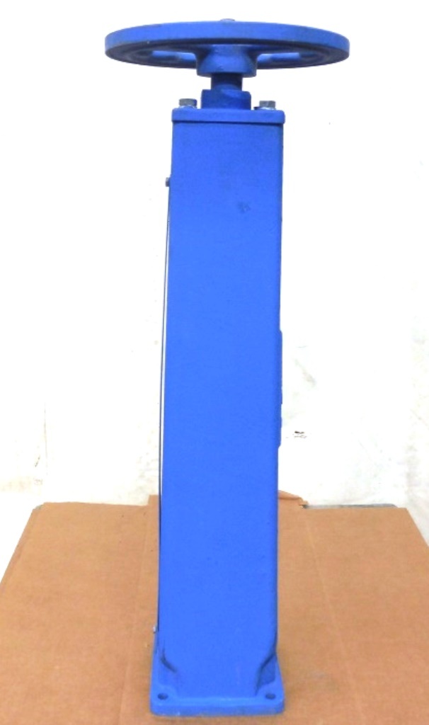 ROTO HAMMER FLOOR STAND FS100 W/ 12″ HANDWHEEL FS100-12, CAST IRON, BLUE