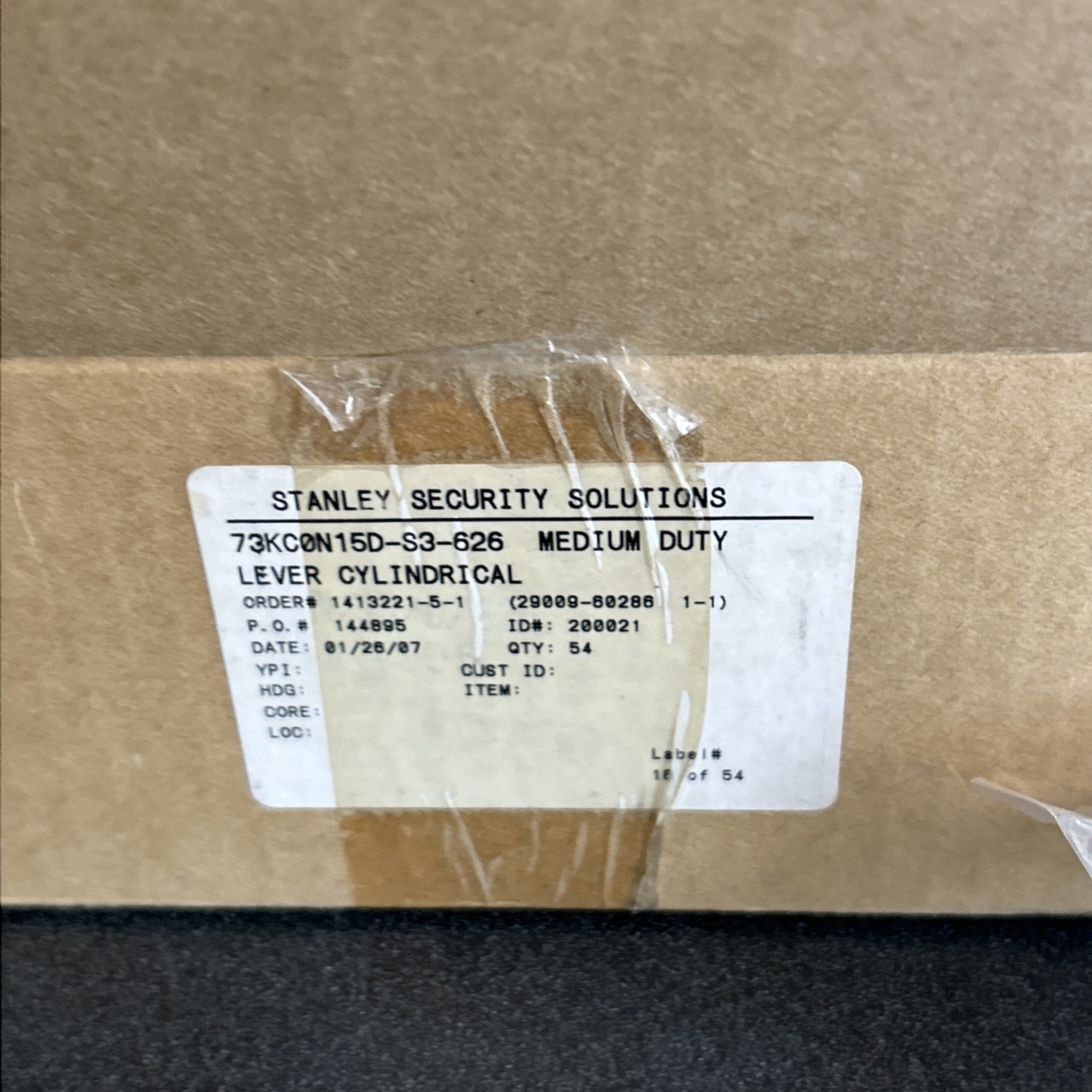 Stanley Security/Best 73KC0N15D-S3-626 Medium Duty Lever Brushed Nickel Passage