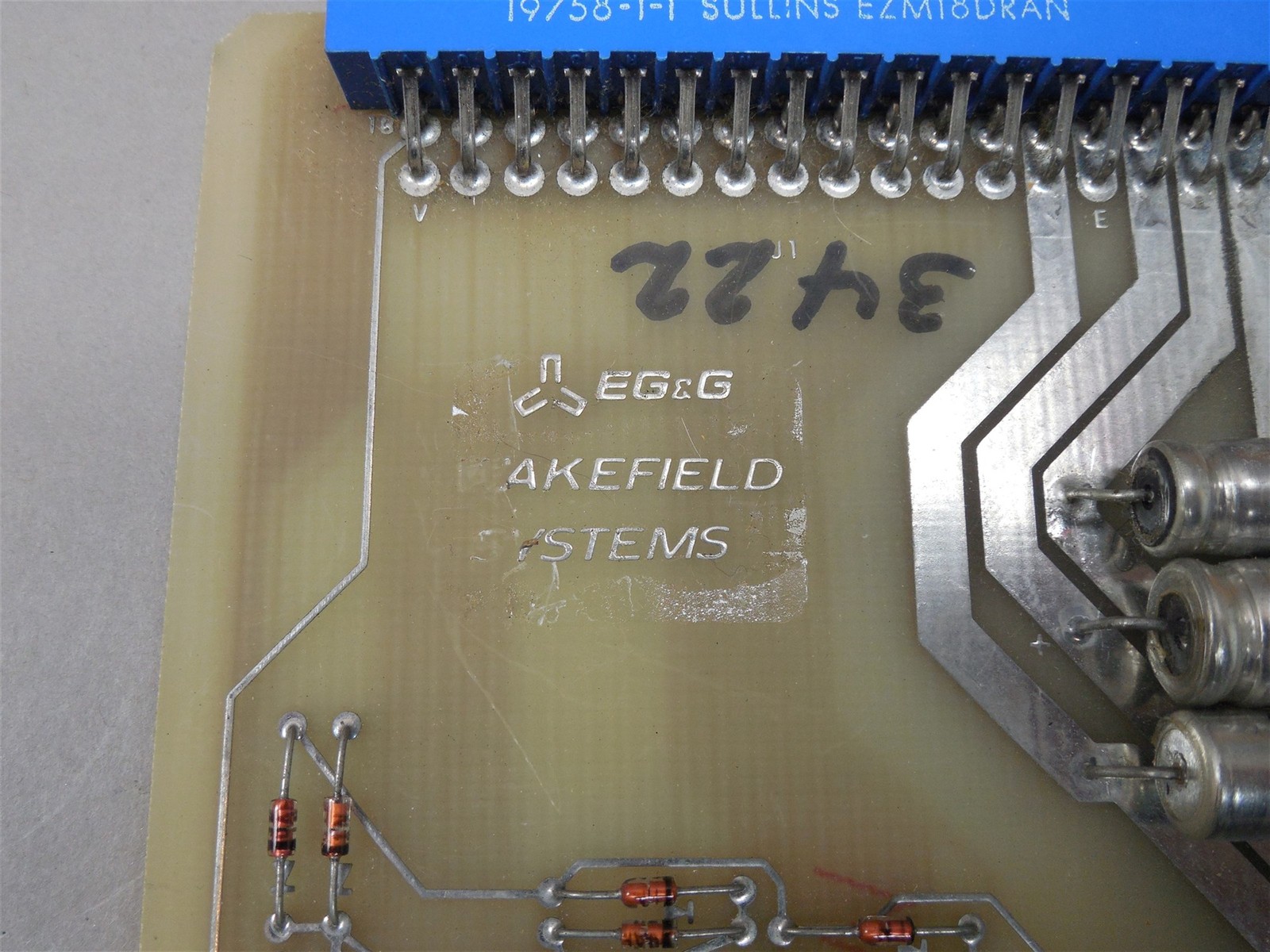 EG&G Wakefield Systems UEX-101 Circuit Board Assembly USED