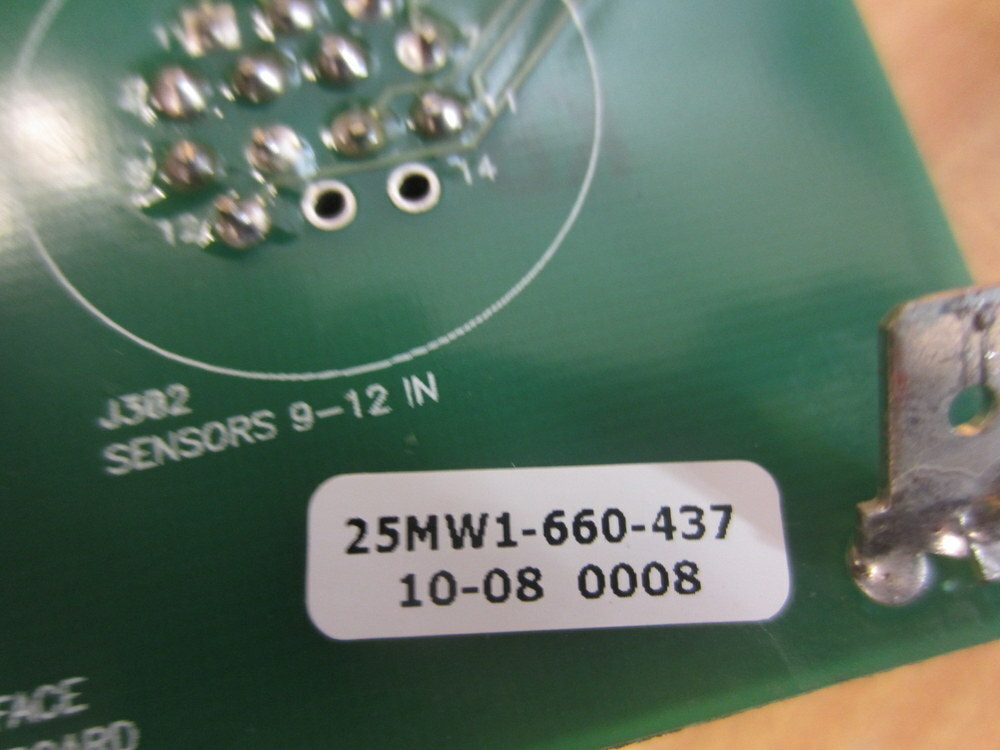 ECD 25MW1-660-437 B.T.I. Rear Panel Connector Bd 25MW1660437