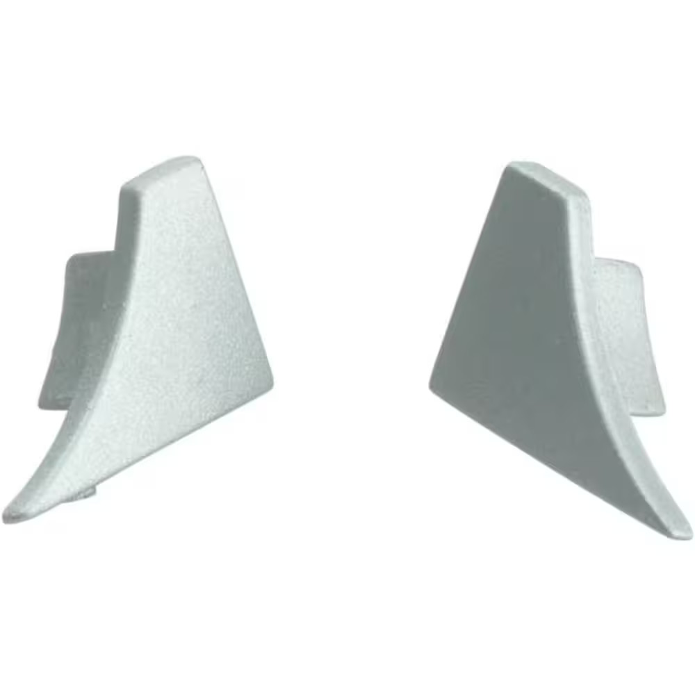 T-COVE 0 In. D X 0.47 In. W X 0 In. L Connection Wall/Flr Endcap Right Aluminum