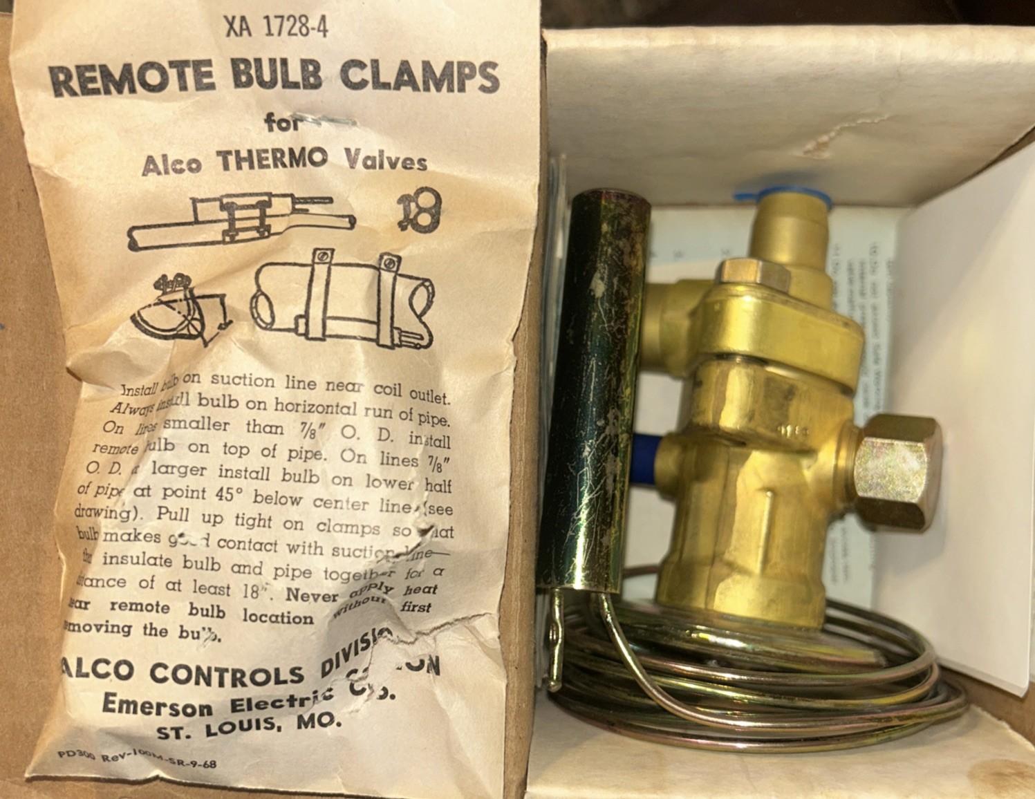 Alco Controls Thermo Expansion Valve Valve Less Flange 5 Tons TCLE 5 HW NIB. 6A