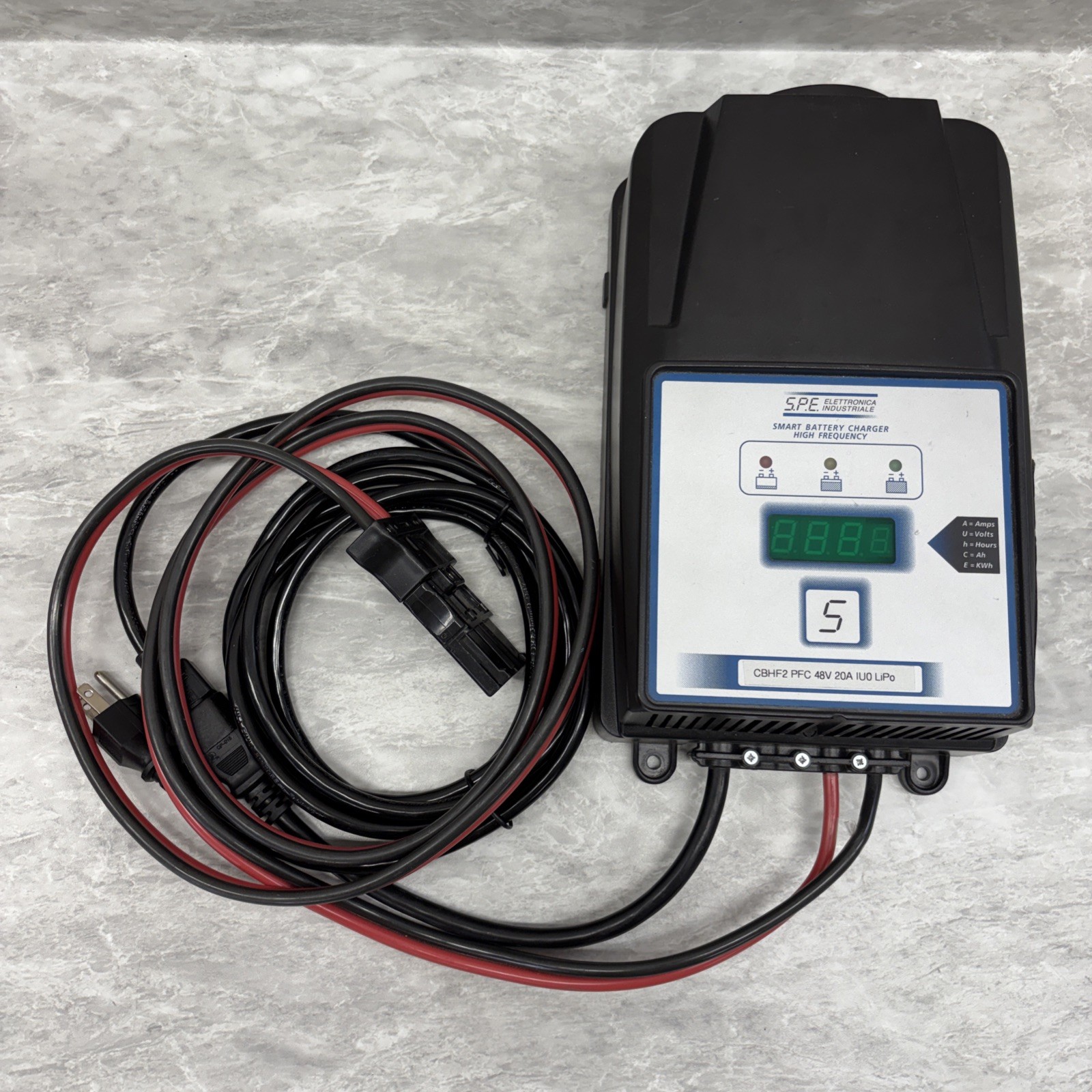S.P.E. CBHF2-PFC5 48-20 Electronica Industriale Battery Charger 48V 20amp