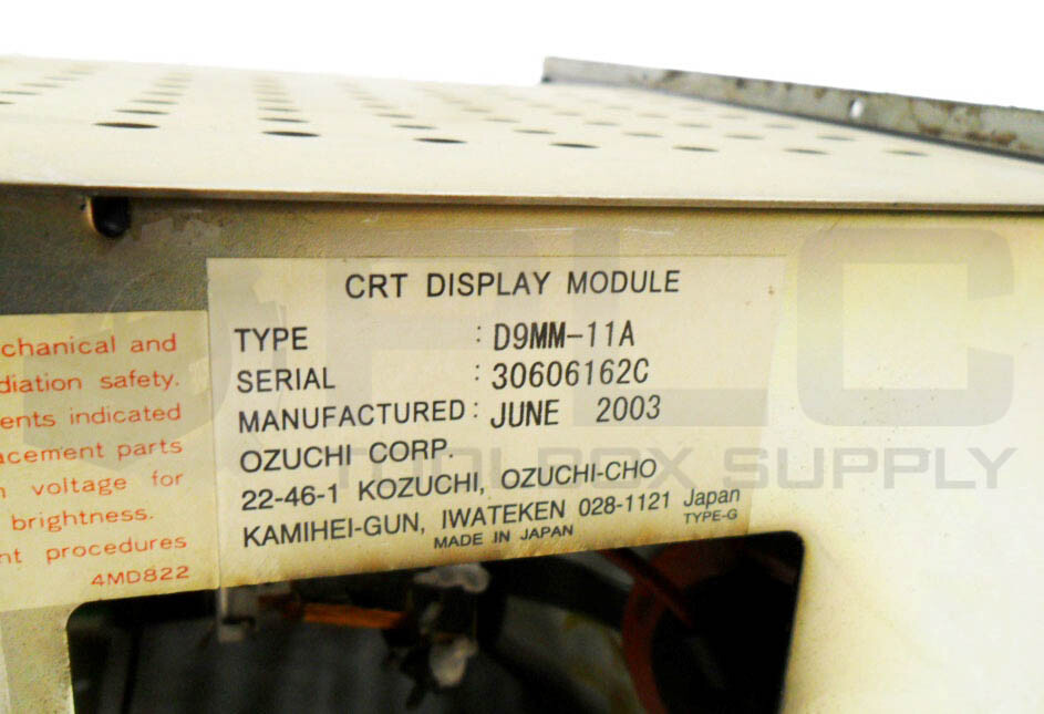 FANUC A02B-0166-C201/R 9″ CRT/MDI UNIT
