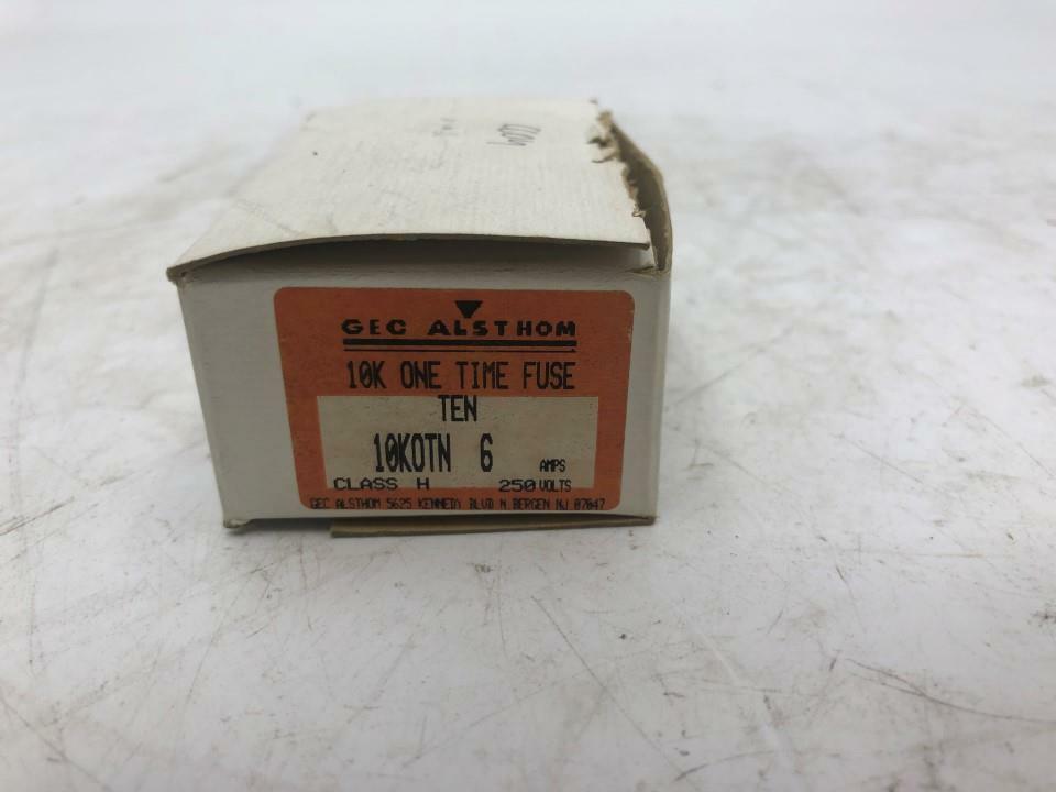 Lot of 10 GEC Alsthom 10KOTN 6 Class H 250V 10k One time