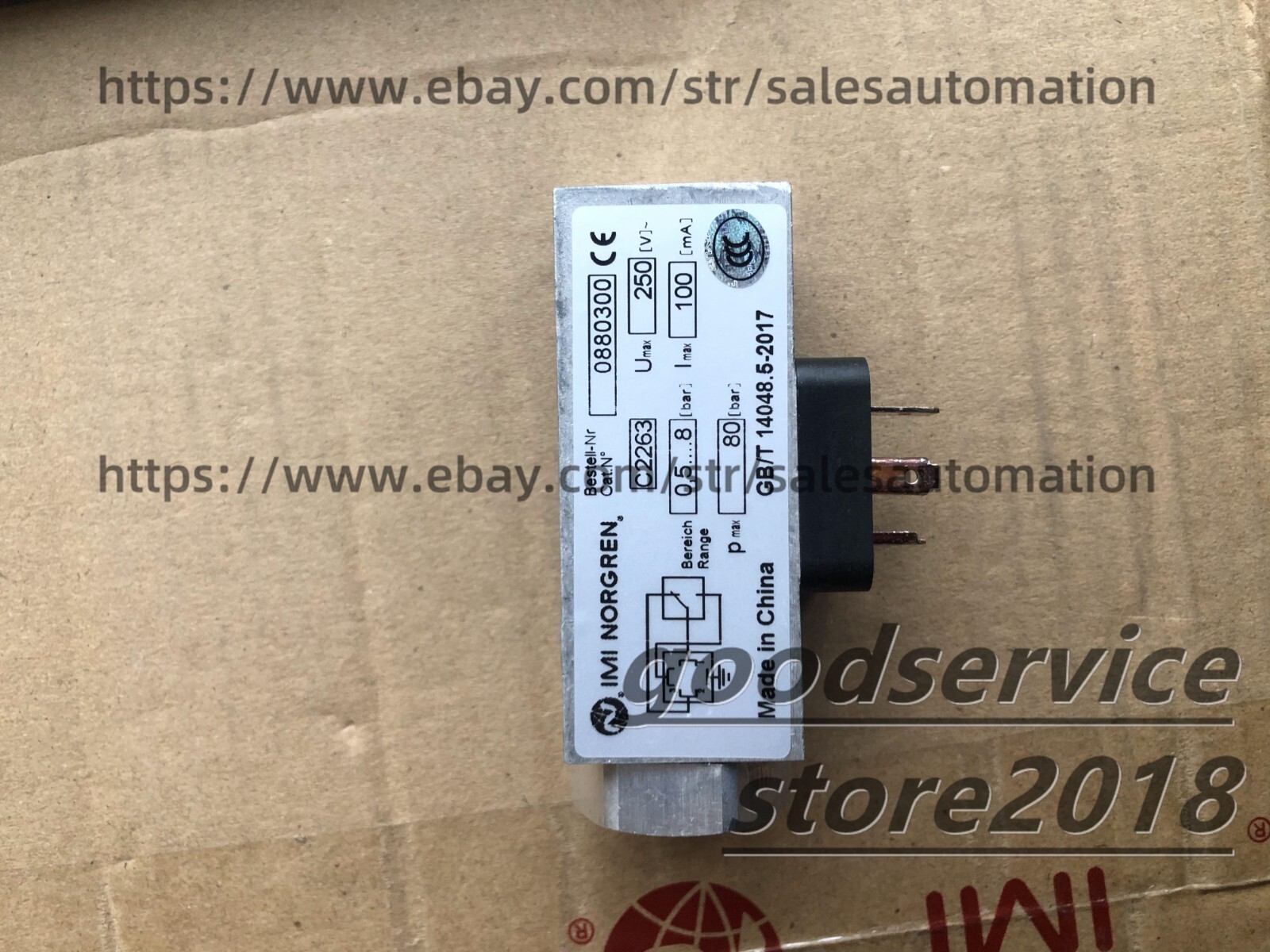 In Stock New NORGREN 0880300 Pressure Switch