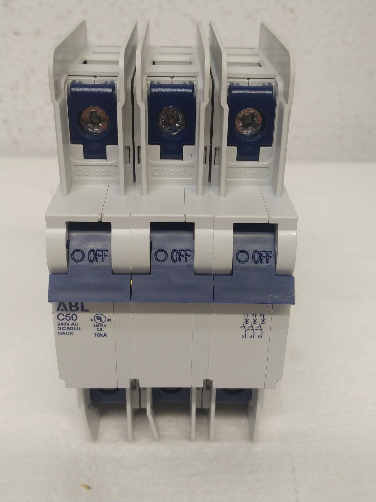 ALTECH 3C50UL C CHAR 3POLE 240VAC UL489