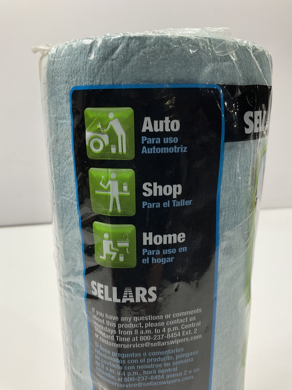 Sellars 54400 Blue Shop Paper Towel Recycled Disposable 11″ L X 9″ W 55 Shets