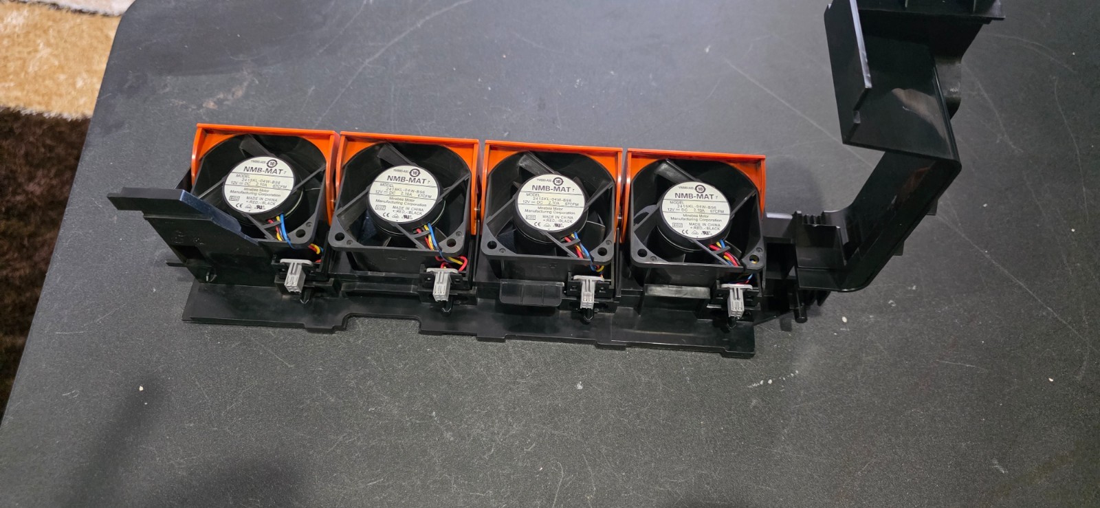 4 Fan Assembly PR-970-Bracket PFC0612DE-Fan