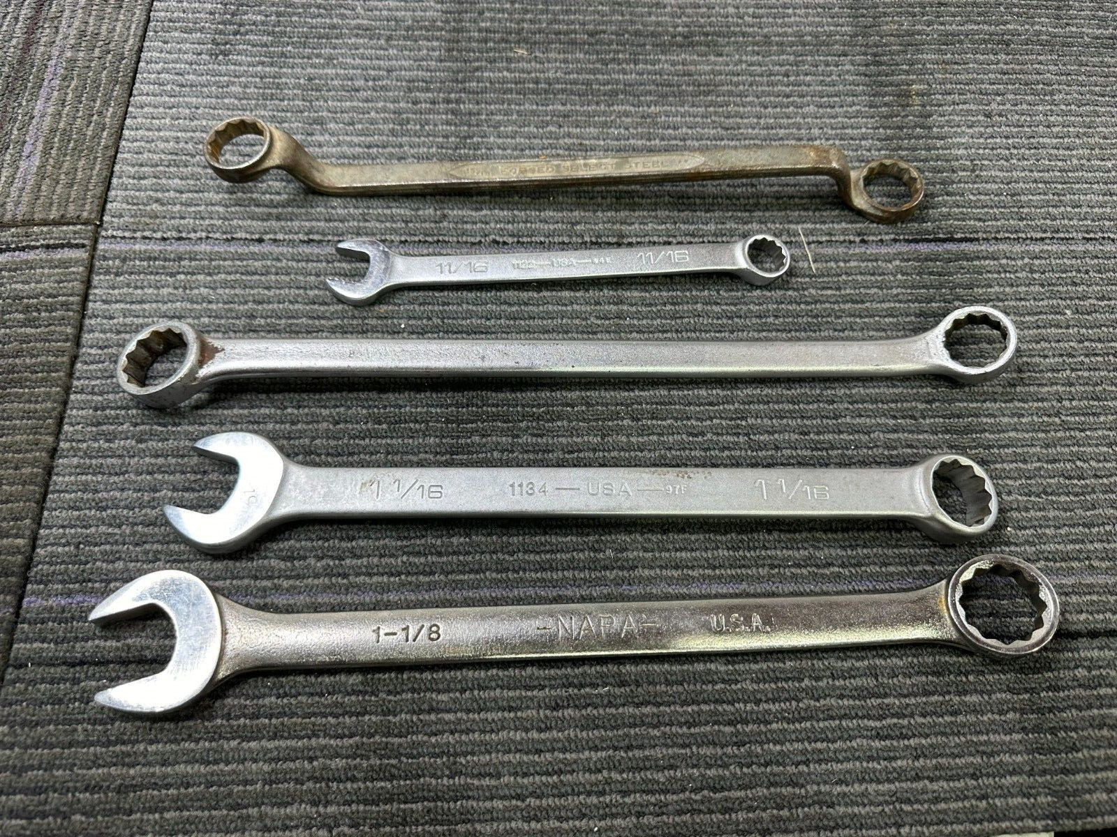 (5) Wrenches Proto Wright Napa USA Made