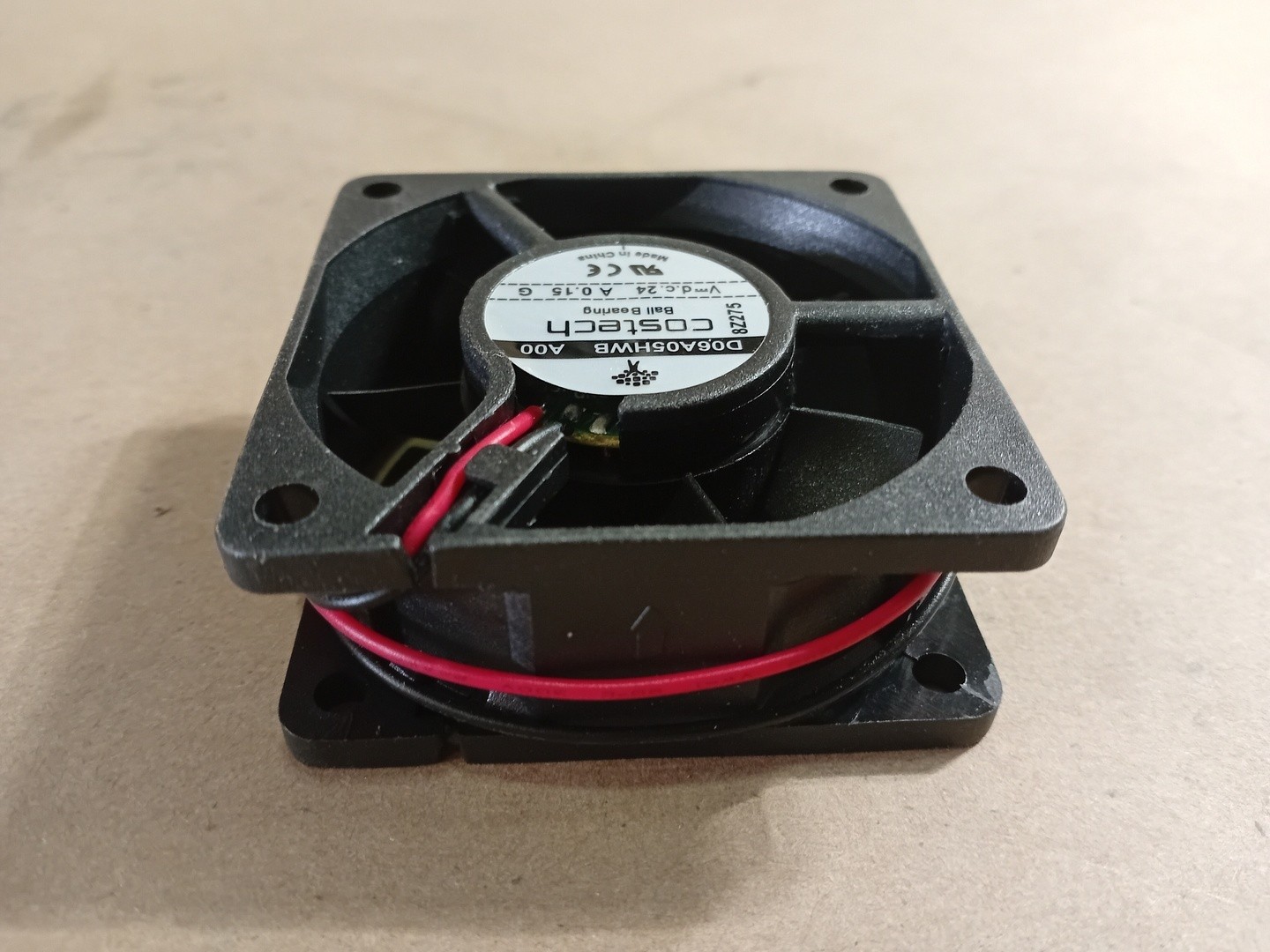 SURPLUS NEW COSTECH 24 VDC Fan 60x60x25mm, 532111, 3059028, D06A05HWB – Parts