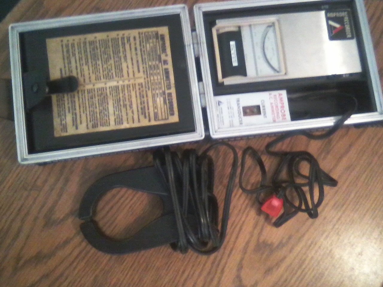 AMPROBE LAA-1500 1500AA 120V AC VOLT AMPERES AMMETER RECORDER CURRENT TRANSDUCER