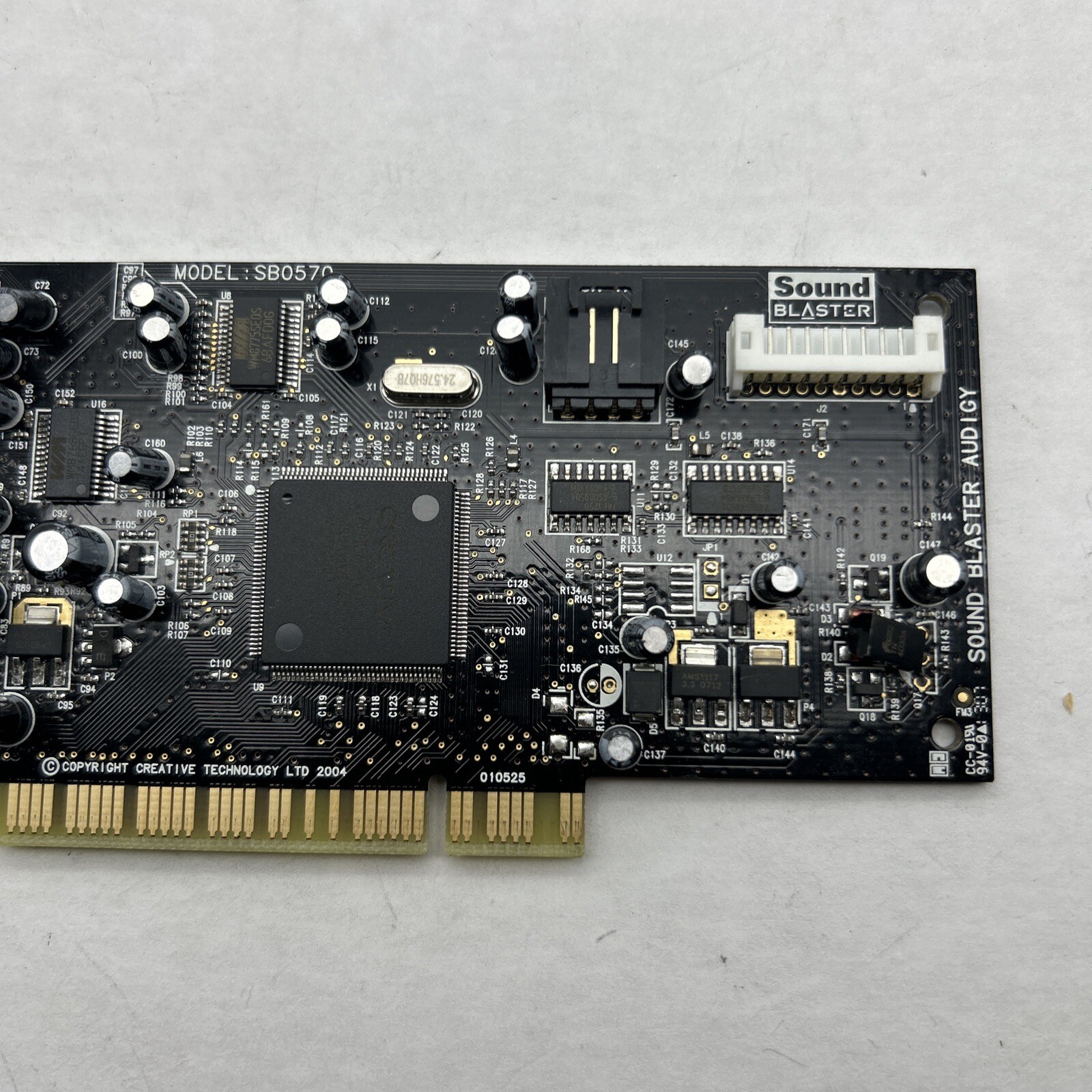 Creative Labs Sound Blaster Audigy PCI Sound Card # SB0570 Vintage Gaming 2004