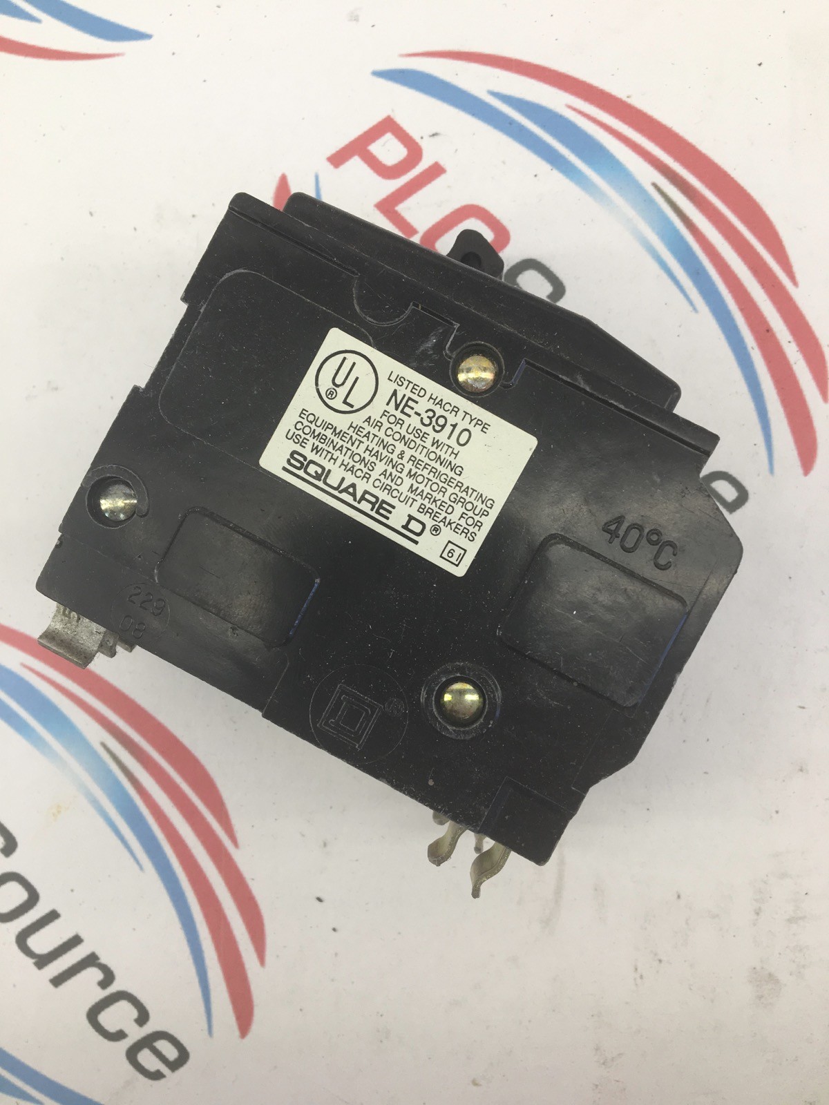 SQUARE D NE-3910 TYPE QO 2 POLE 120/240VAC CIRCUIT BREAKER