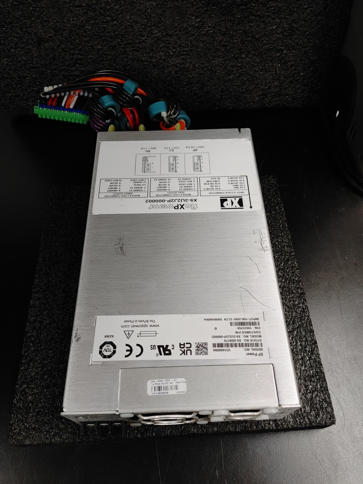 XP flexXPOWER X9-3U2J2P-000002 Fan Cooled Modular Power Supply