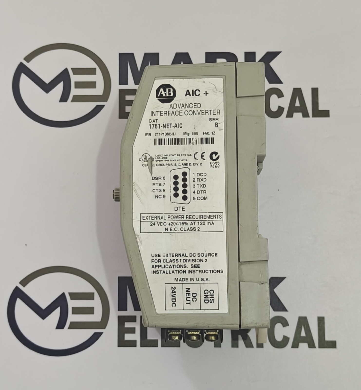 ALLEN BRADLEY 1761-NET-AIC SER B ADVANCED INTERFACE CONVERTER FAST SHIPPING