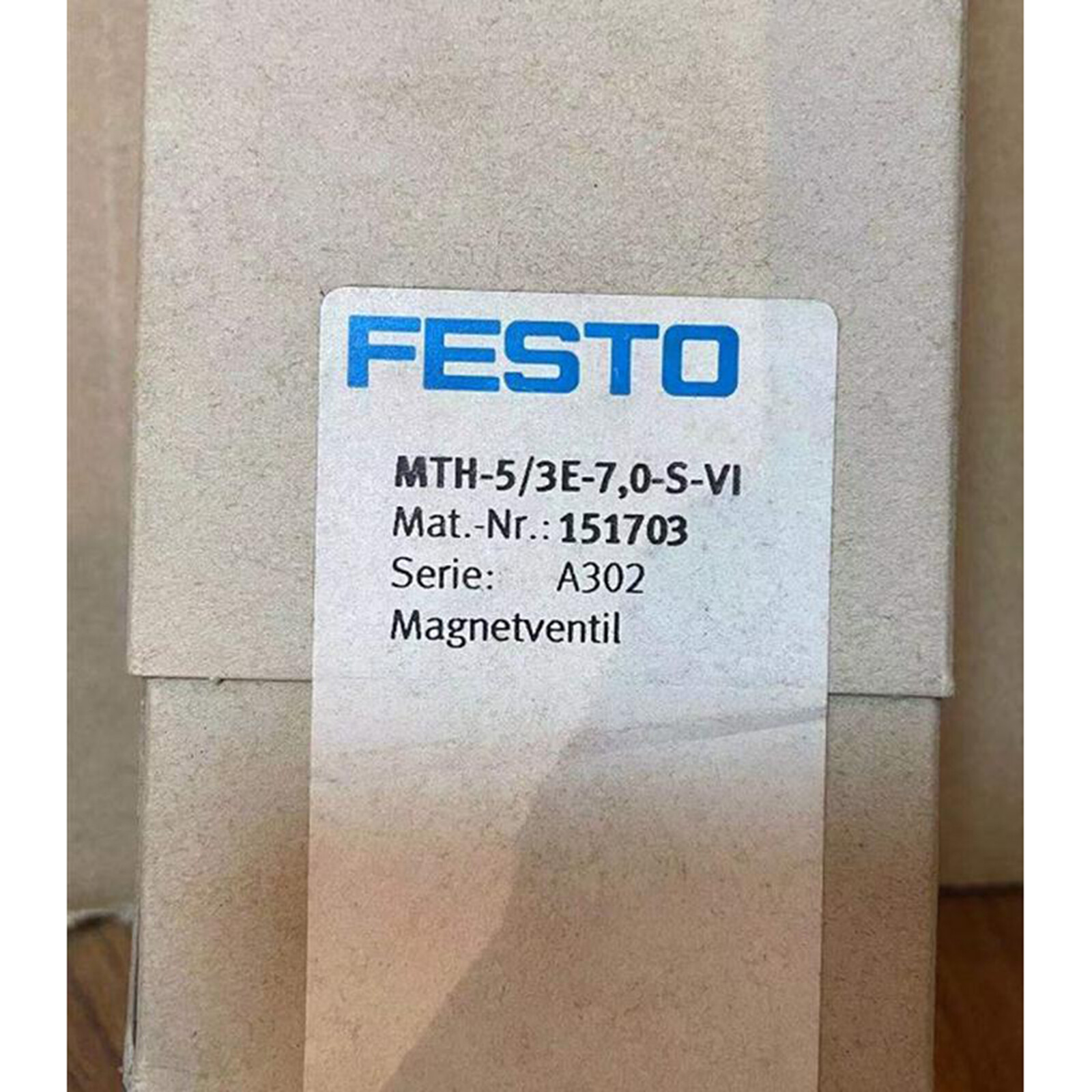 1PC FESTO MTH-5/3E-7,0-S-VI 151703 valve MTH53E70SVI New Expedited Shipping