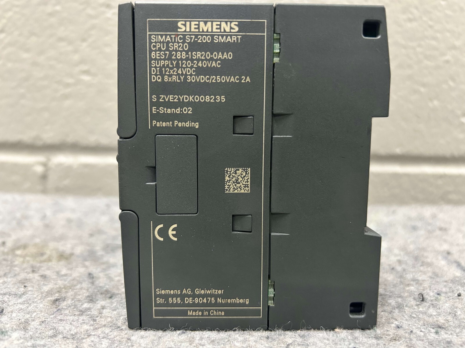 Siemens Simatic S7-200 Smart CPU SR20