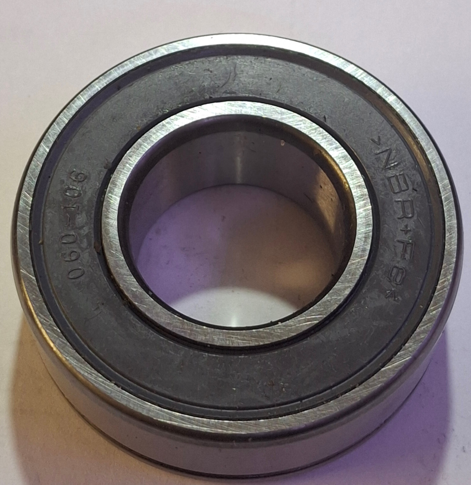 1 NEW FAG 6205RSR RED AND GRAY SHIELDED BALL BEARING NNB ***MAKE OFFER***
