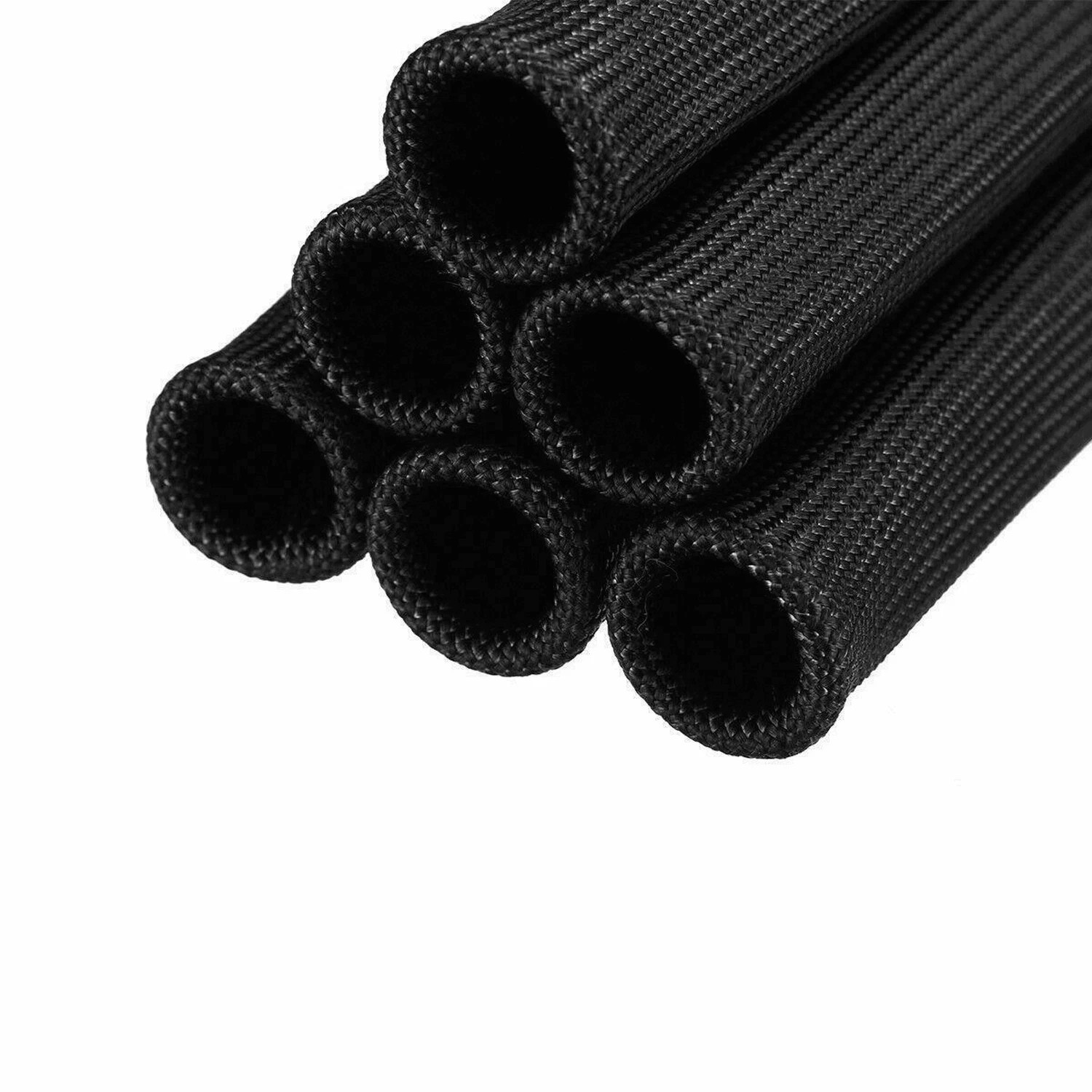 8pcs 2500° 6″ Spark Plug Wire Protector Boots Sleeve Heat Shield Cover fits MOST